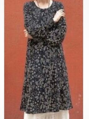 Gudrun Sjoden black Pegasus dress M